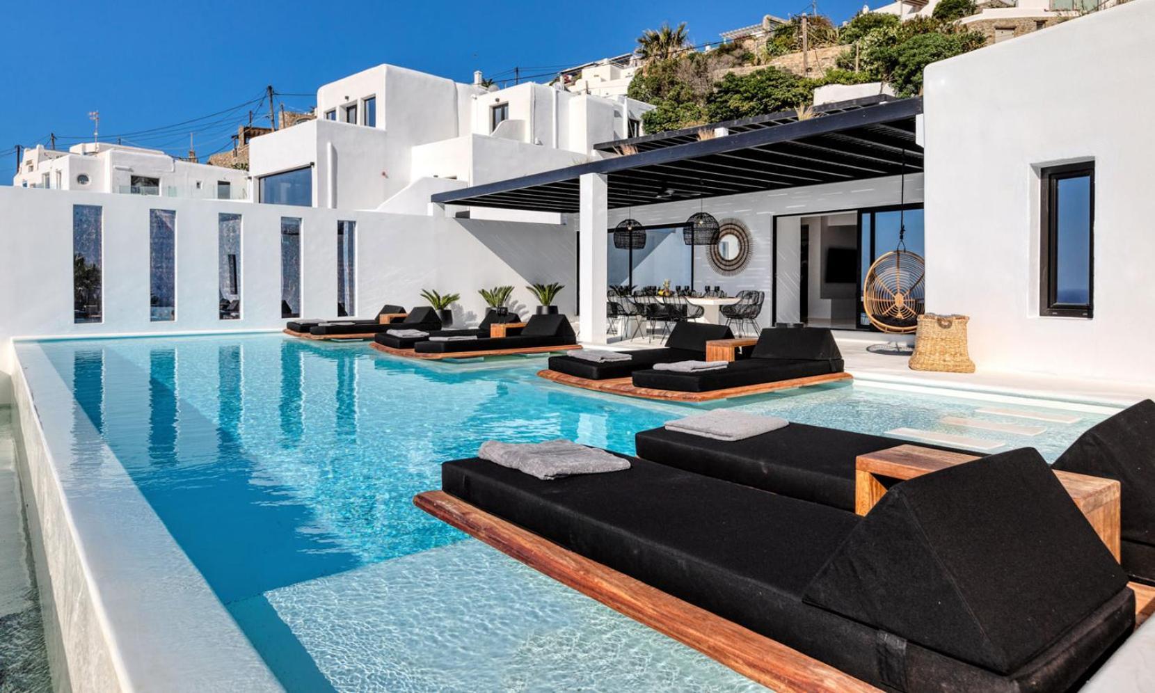 Psarou Black Villa 2 Exterior foto