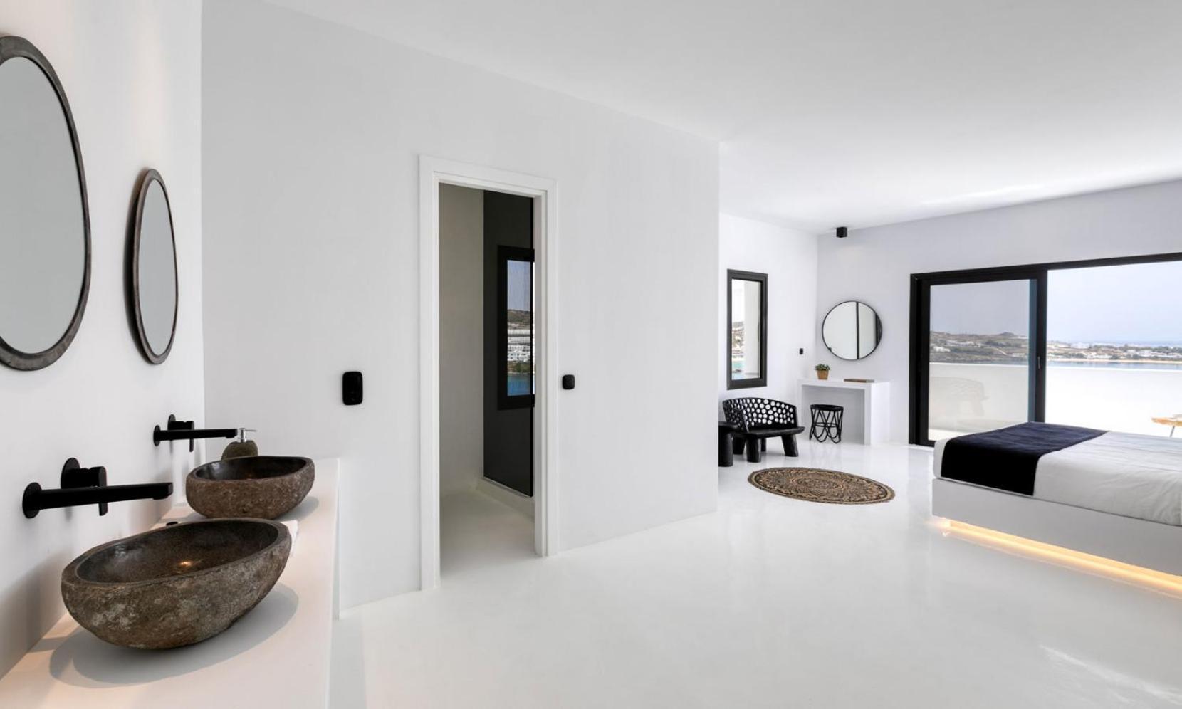 Psarou Black Villa 2 Exterior foto
