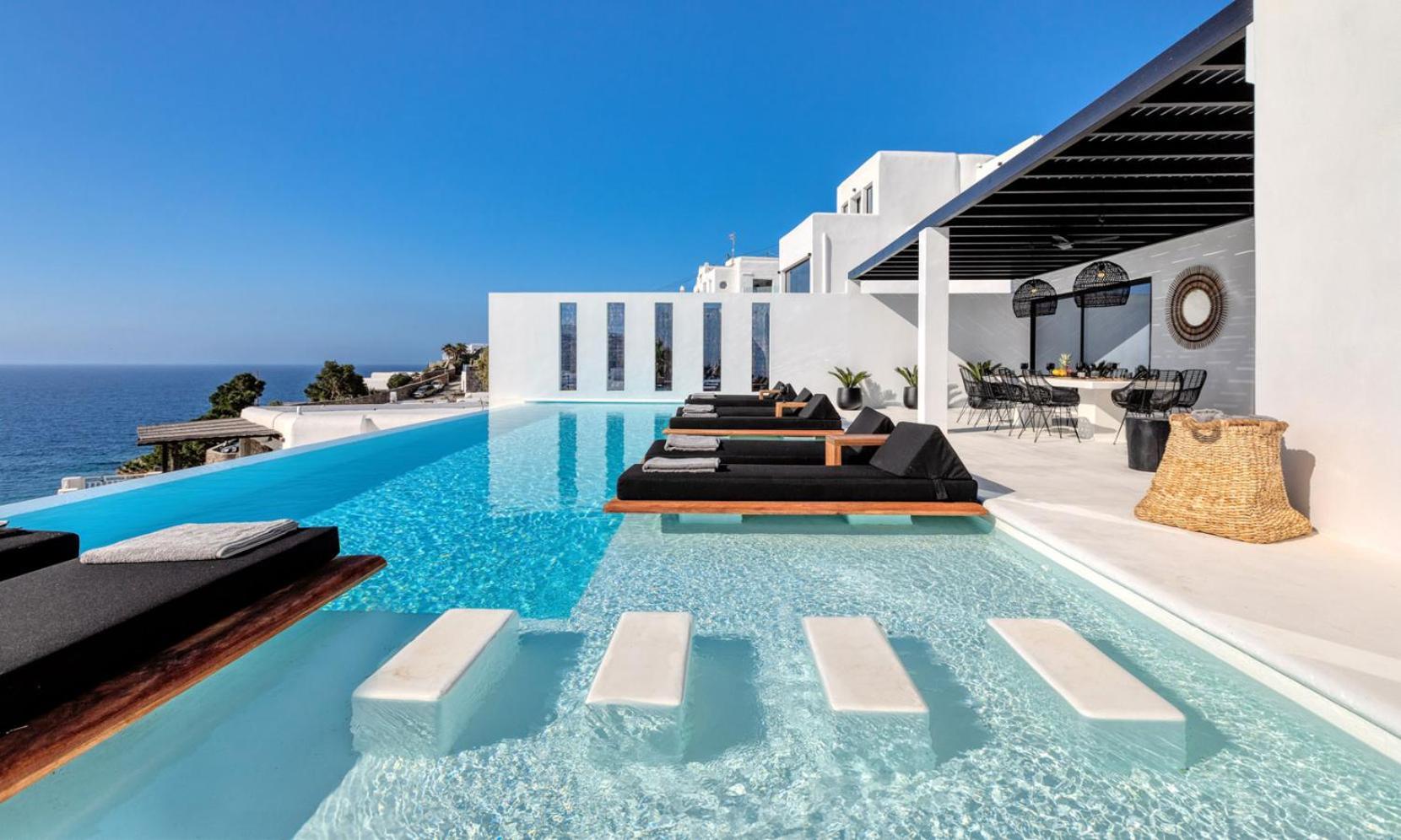 Psarou Black Villa 2 Exterior foto
